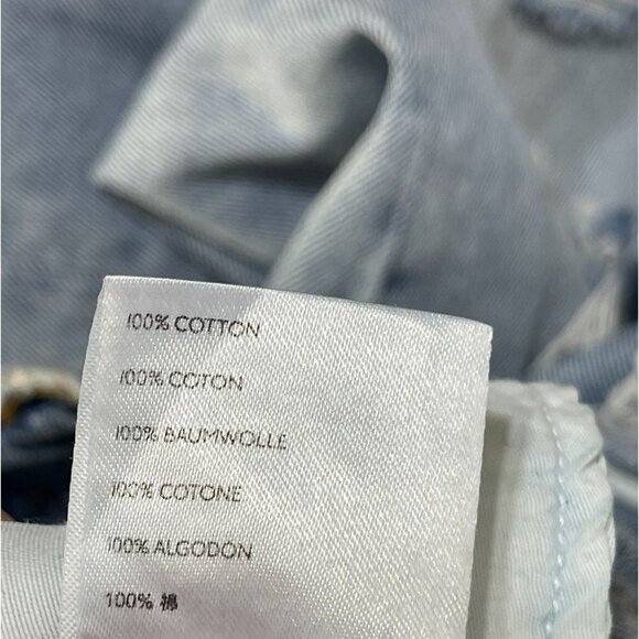 BDG Urban Outfitters Mom High-Rise Jeans Destroyed Medium Wash Size 27 - Picture 8 of 8